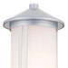Kichler 59101 Lombard 1-lt 17" Tall Outdoor Post Mount - Brushed Aluminum