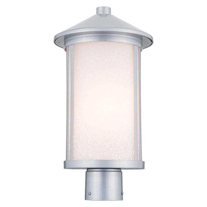 Kichler 59101 Lombard 1-lt 17" Tall Outdoor Post Mount - Brushed Aluminum