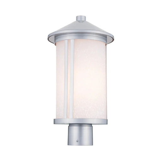 Kichler 59101 Lombard 1-lt 17" Tall Outdoor Post Mount - Brushed Aluminum