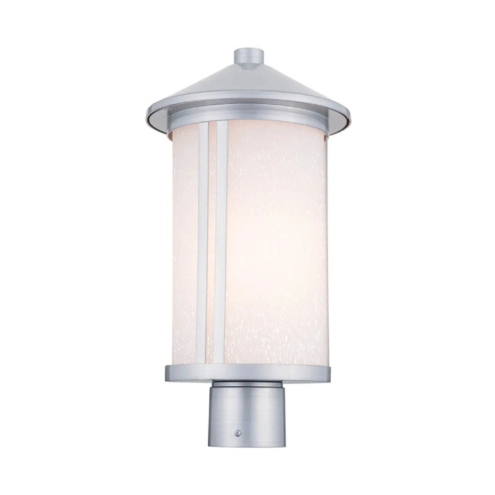 Kichler 59101 Lombard 1-lt 17" Tall Outdoor Post Mount - Brushed Aluminum