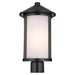 Kichler 59101 Lombard 1-lt 17" Tall Outdoor Post Mount - Black