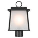 Kichler 59107 Noward 1-lt 15" Tall Outdoor Post Light - Black