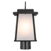 Kichler 59107 Noward 1-lt 15" Tall Outdoor Post Light - Black