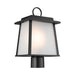 Kichler 59107 Noward 1-lt 15" Tall Outdoor Post Light - Black