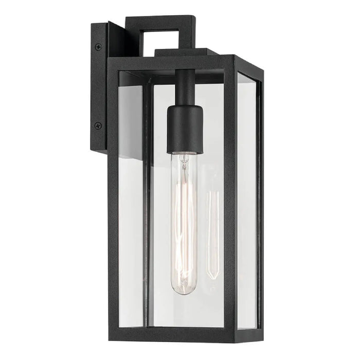 Kichler 59111 Branner 1-lt 14" Tall Outdoor Wall Light - Textured Black