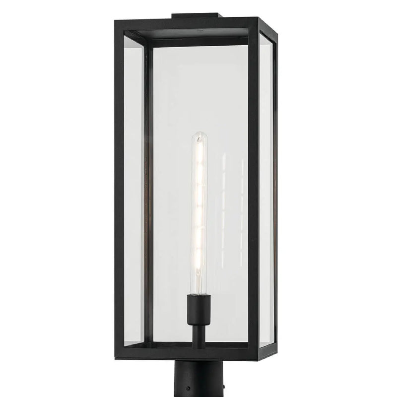 Kichler 59115 Branner 1-lt 26" Tall Outdoor Post Mount - Textured Black