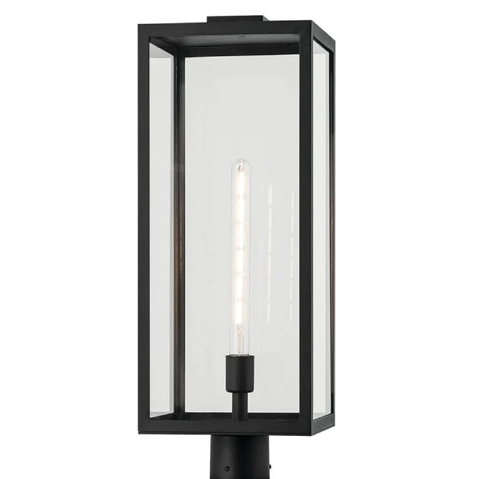 Kichler 59115 Branner 1-lt 26" Tall Outdoor Post Mount - Textured Black