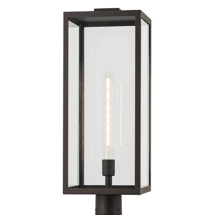 Kichler 59115 Branner 1-lt 26" Tall Outdoor Post Mount - Olde Bronze