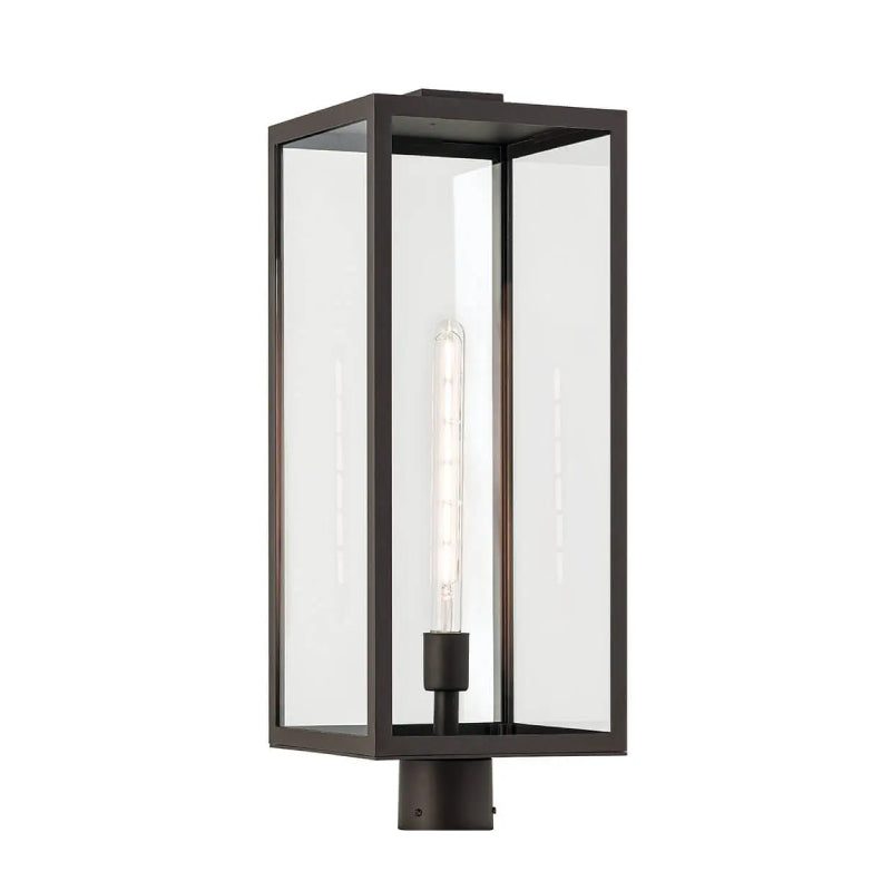 Kichler 59115 Branner 1-lt 26" Tall Outdoor Post Mount - Olde Bronze