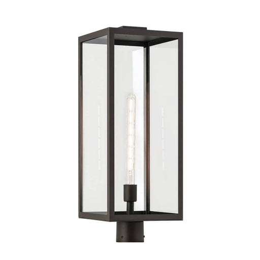 Kichler 59115 Branner 1-lt 26" Tall Outdoor Post Mount - Olde Bronze