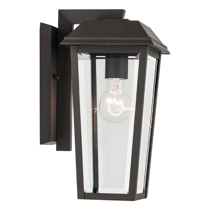 Kichler 59118 Mathus 1-lt 13" Tall Outdoor Wall Light - Olde Bronze