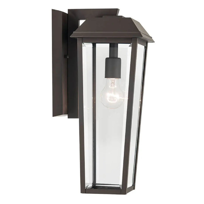 Kichler 59119 Mathus 1-lt 18" Tall Outdoor Wall Light - Olde Bronze