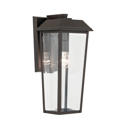 Kichler 59119 Mathus 1-lt 18" Tall Outdoor Wall Light - Olde Bronze