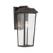 Kichler 59119 Mathus 1-lt 18" Tall Outdoor Wall Light - Olde Bronze