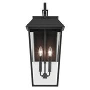 Kichler 59120 Mathus 2-lt 24" Tall Outdoor Wall Light - Textured Black