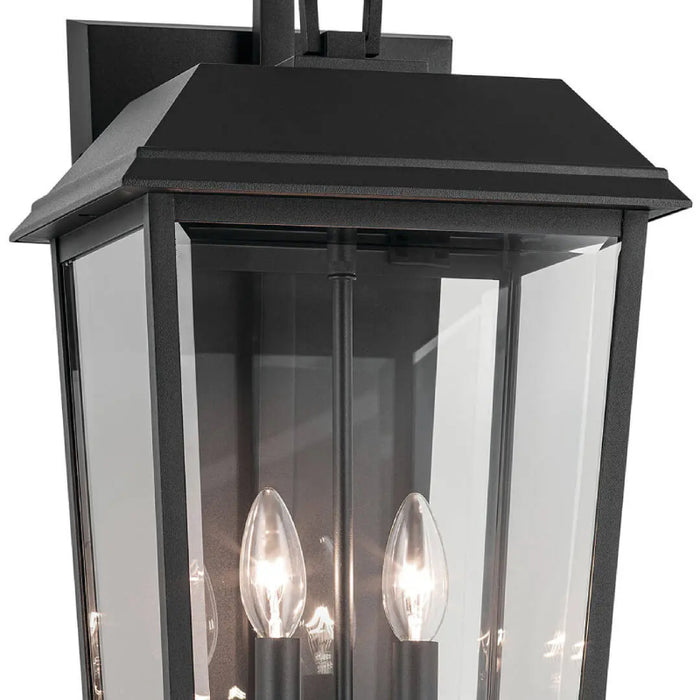 Kichler 59120 Mathus 2-lt 24" Tall Outdoor Wall Light - Textured Black