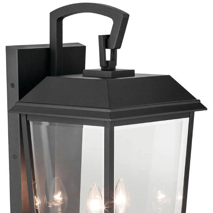 Kichler 59120 Mathus 2-lt 24" Tall Outdoor Wall Light - Textured Black