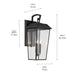 Kichler 59121 Mathus 3-lt 30" Tall Outdoor Wall Light