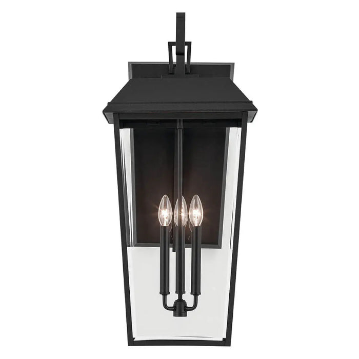 Kichler 59121 Mathus 3-lt 30" Tall Outdoor Wall Light - Textured Black