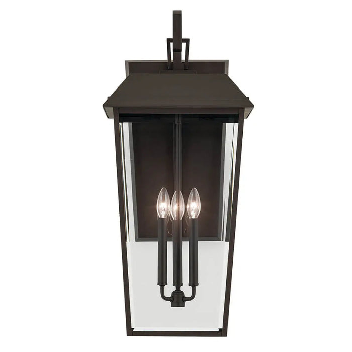 Kichler 59121 Mathus 3-lt 30" Tall Outdoor Wall Light - Olde Bronze