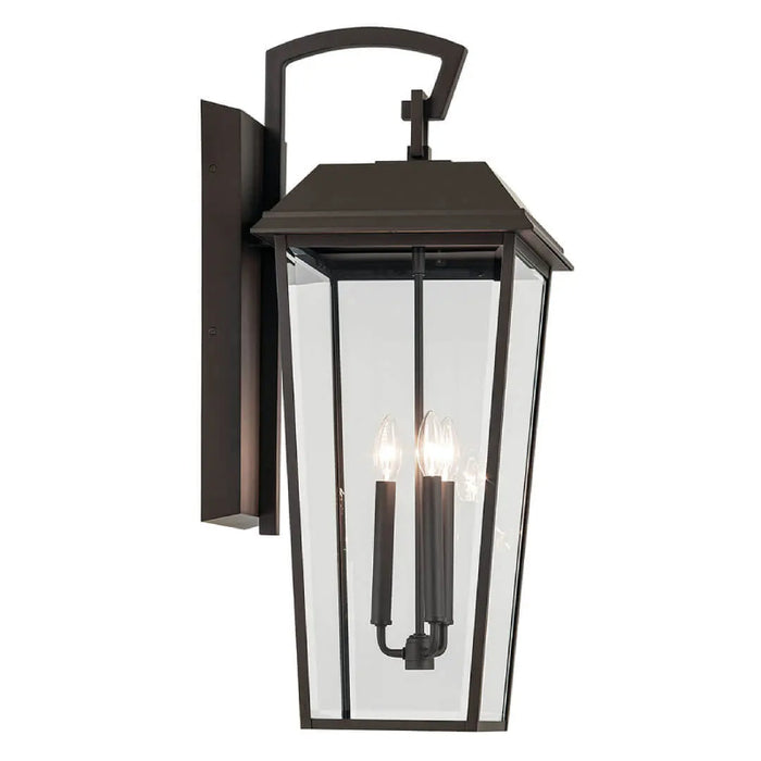 Kichler 59121 Mathus 3-lt 30" Tall Outdoor Wall Light - Olde Bronze