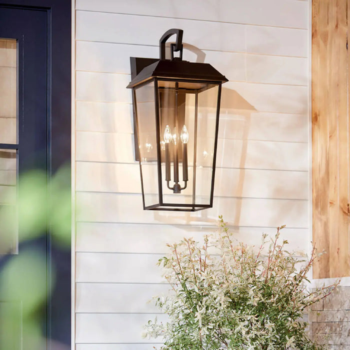 Kichler 59121 Mathus 3-lt 30" Tall Outdoor Wall Light