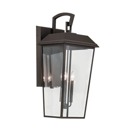Kichler 59121 Mathus 3-lt 30" Tall Outdoor Wall Light - Olde Bronze