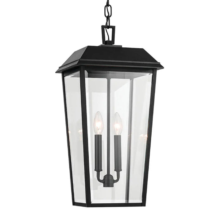 Kichler 59122 Mathus 2-lt 11" Outdoor Pendant - Textured Black
