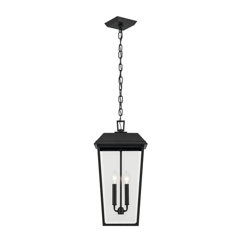 Kichler 59122 Mathus 2-lt 11" Outdoor Pendant - Textured Black