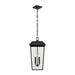 Kichler 59122 Mathus 2-lt 11" Outdoor Pendant - Textured Black