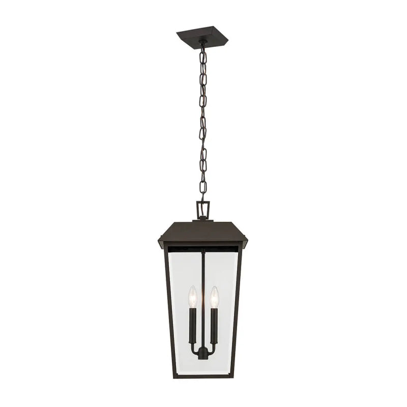 Kichler 59122 Mathus 2-lt 11" Outdoor Pendant - Olde Bronze