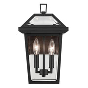 Kichler 59125 Regence 2-lt 14" Tall Outdoor Wall Light - Textured Black