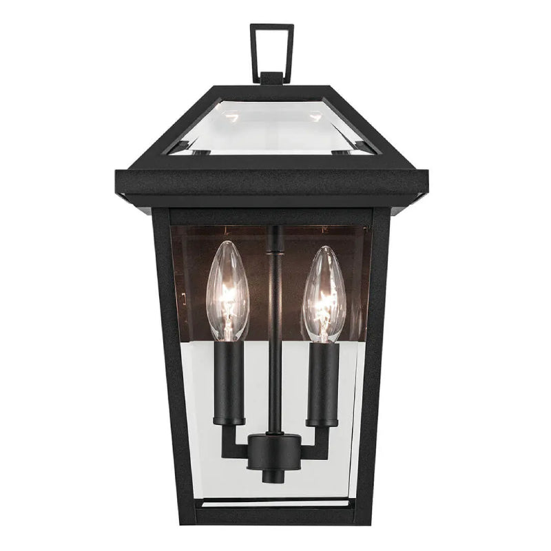 Kichler 59125 Regence 2-lt 14" Tall Outdoor Wall Light - Textured Black