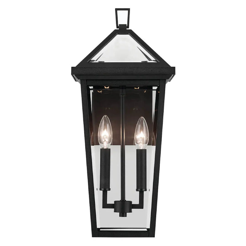 Kichler 59126 Regence 2-lt 19" Tall Outdoor Wall Light - Textured Black