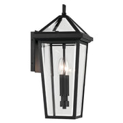 Kichler 59126 Regence 2-lt 19" Tall Outdoor Wall Light - Textured Black
