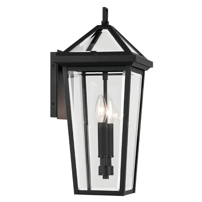 Kichler 59126 Regence 2-lt 19" Tall Outdoor Wall Light - Textured Black