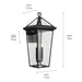 Kichler 59127 Regence 2-lt 26" Tall Outdoor Wall Light