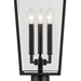 Kichler 59129 Regence 3-lt 29" Tall Outdoor Post Mount - Textured Black