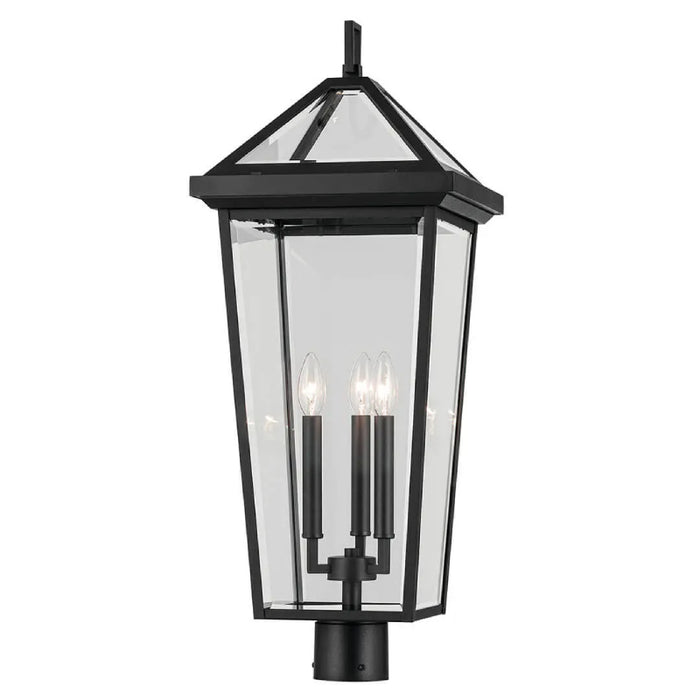 Kichler 59129 Regence 3-lt 29" Tall Outdoor Post Mount - Textured Black