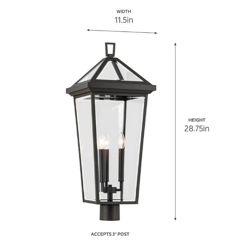 Kichler 59129 Regence 3-lt 29" Tall Outdoor Post Mount