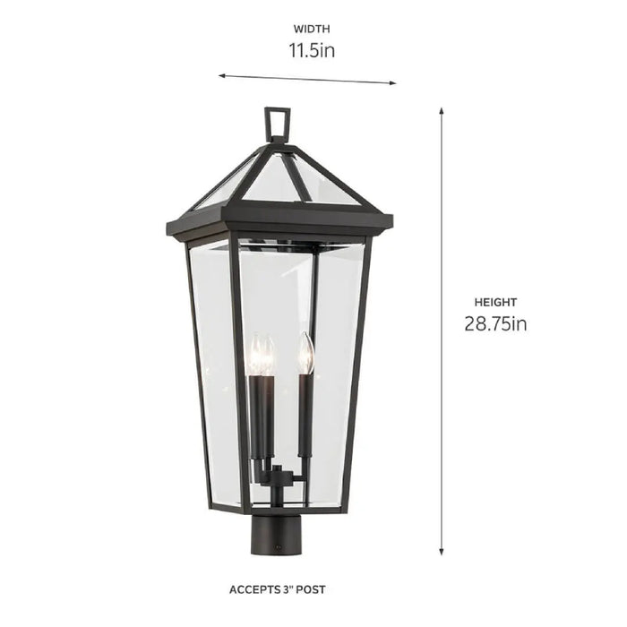 Kichler 59129 Regence 3-lt 29" Tall Outdoor Post Mount