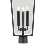 Kichler 59129 Regence 3-lt 29" Tall Outdoor Post Mount - Olde Bronze