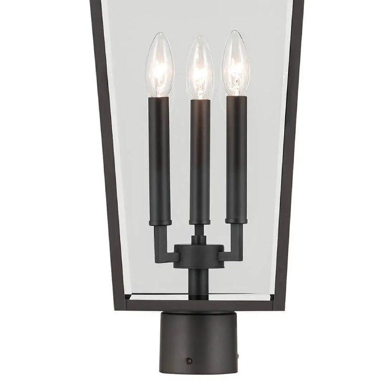 Kichler 59129 Regence 3-lt 29" Tall Outdoor Post Mount - Olde Bronze
