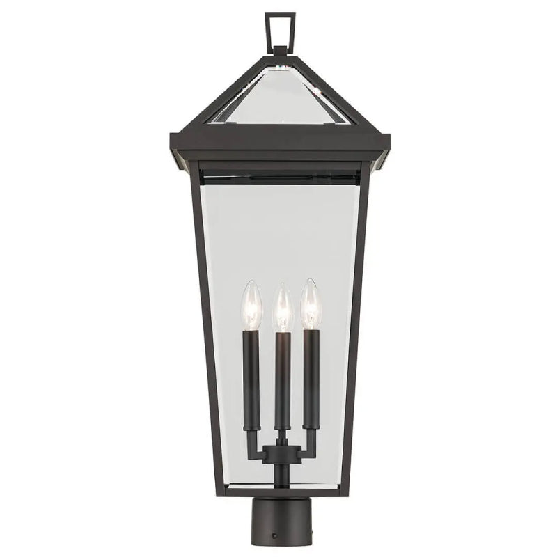 Kichler 59129 Regence 3-lt 29" Tall Outdoor Post Mount - Olde Bronze
