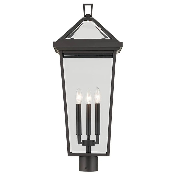 Kichler 59129 Regence 3-lt 29" Tall Outdoor Post Mount - Olde Bronze