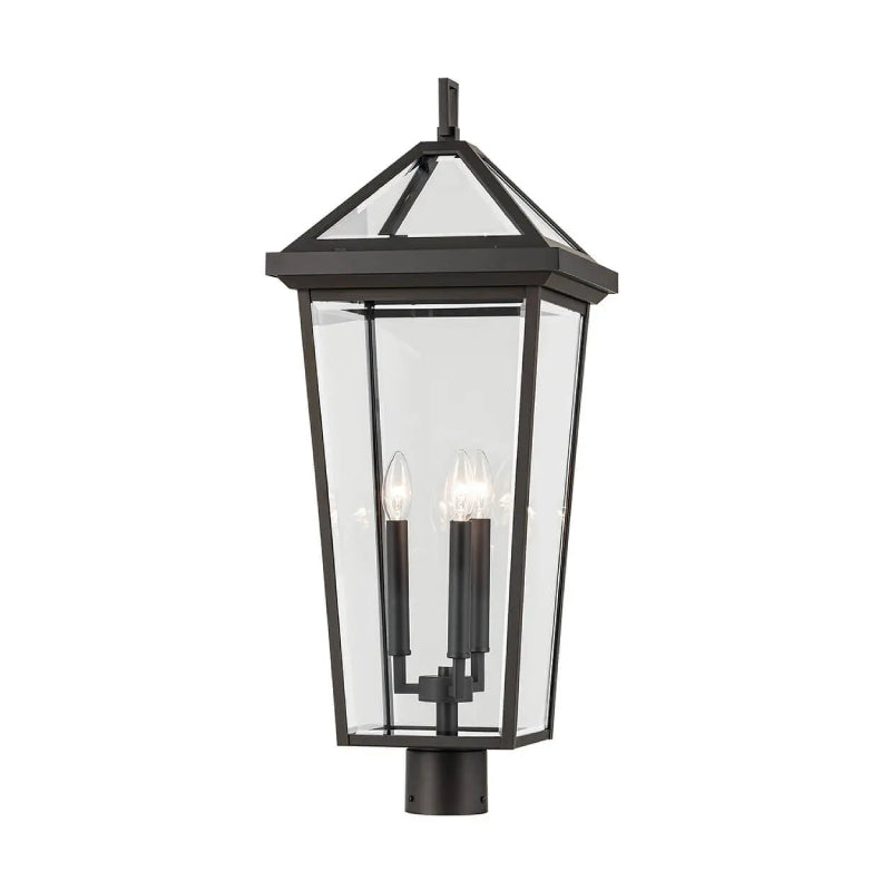 Kichler 59129 Regence 3-lt 29" Tall Outdoor Post Mount - Olde Bronze