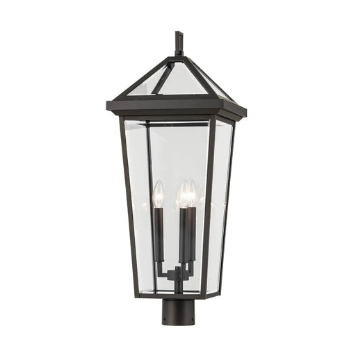 Kichler 59129 Regence 3-lt 29" Tall Outdoor Post Mount - Olde Bronze