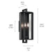 Kichler 59132 Kroft 2-lt 21" Tall Outdoor Wall Light