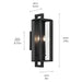 Kichler 59133 Kroft 2-lt 24" Tall Outdoor Wall Light