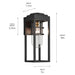Kichler 59138 Hone 1-lt 18" Tall Outdoor Wall Light